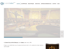 Tablet Screenshot of cabinetmrini.com
